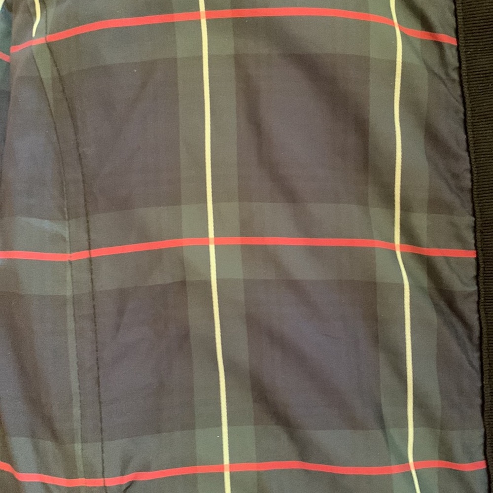 Golfino Reversible Vest--Green/Navy Tartan Plaid/Black Size 12 Never Worn - Picture 12 of 14